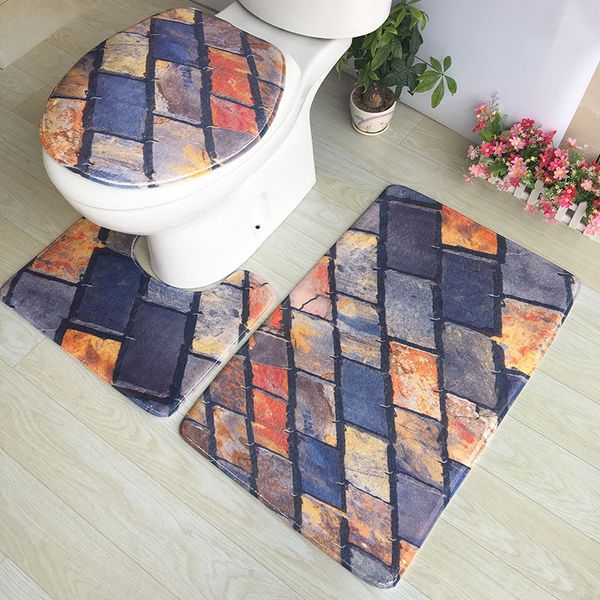 toilet seat mat 3d effect floor mat water absorbent anti-slip soft 3 pcs/set bathroom carpet toilet carpet set bathroom rug b
toilet seat mat 3d effect floor mat water absorbent anti-slip soft 3 pcs/set bathroom carpet toilet carpet set bathroom rug b