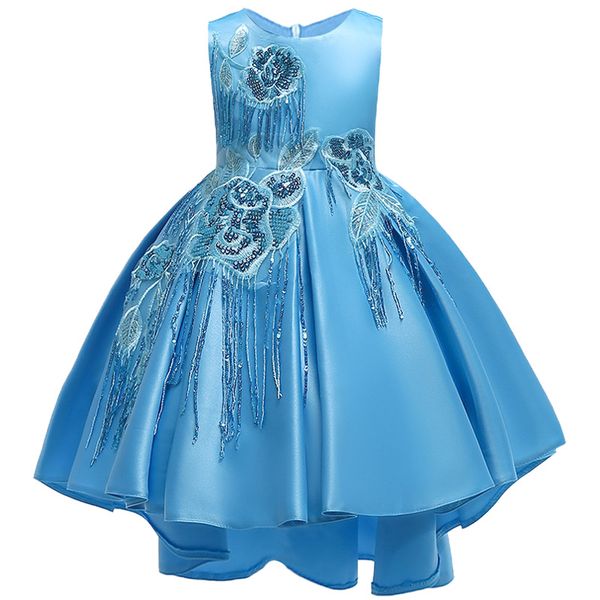 bridesmaid of honor embroidered sequins princess christmas wore a pearl tail dress for the banquet party vestidos de fiesta, White;blue
bridesmaid of honor embroidered sequins princess christmas wore a pearl tail dress for the banquet party vestidos de fiesta, White;blue