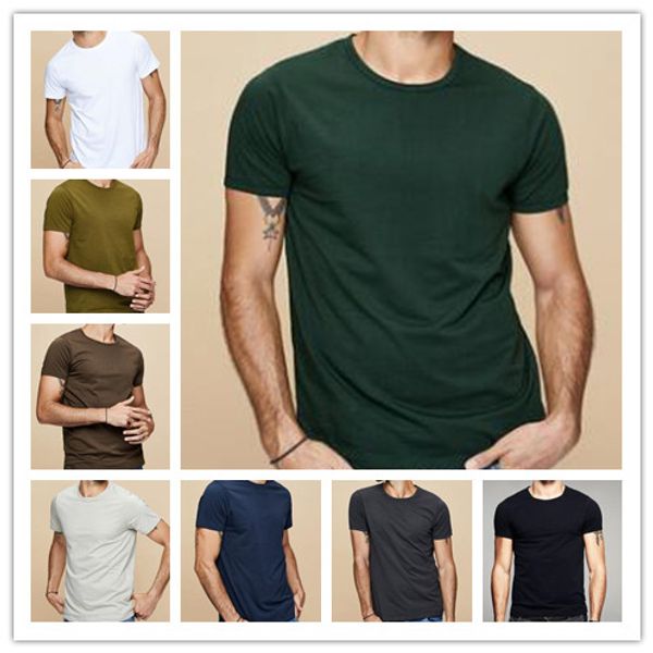 2019 new summer men's short sleeve no deformation good elasticity high cost performance trend solid color dark green t shirt, Black;red
2019 new summer men's short sleeve no deformation good elasticity high cost performance trend solid color dark green t shirt, Black;red