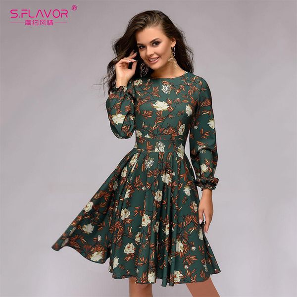 s.flavor women printing a-line casual dress 2020 summer petal long sleeve slim vestidos female vintage midi dress, Black;pink
s.flavor women printing a-line casual dress 2020 summer petal long sleeve slim vestidos female vintage midi dress, Black;pink