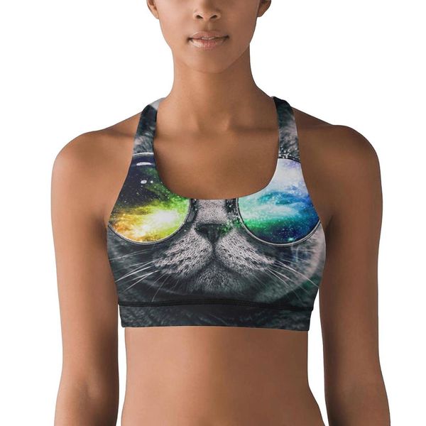 women's yoga vestgalaxy cat with glasses design sportssports bra novel sports underwear galaxy high cat space dizz grumpy starry night, Black;white
women's yoga vestgalaxy cat with glasses design sportssports bra novel sports underwear galaxy high cat space dizz grumpy starry night, Black;white