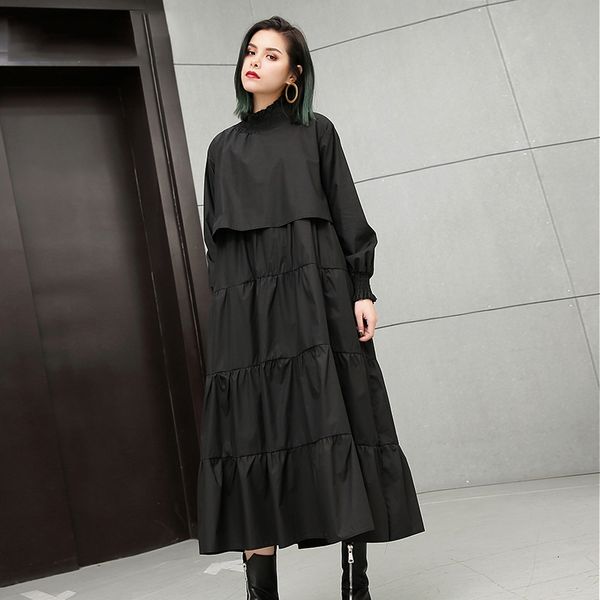 womens dresses women designer clothes autumn black dress for women loose big size elastic long sleeve female clothes fashion new, Black;gray
womens dresses women designer clothes autumn black dress for women loose big size elastic long sleeve female clothes fashion new, Black;gray