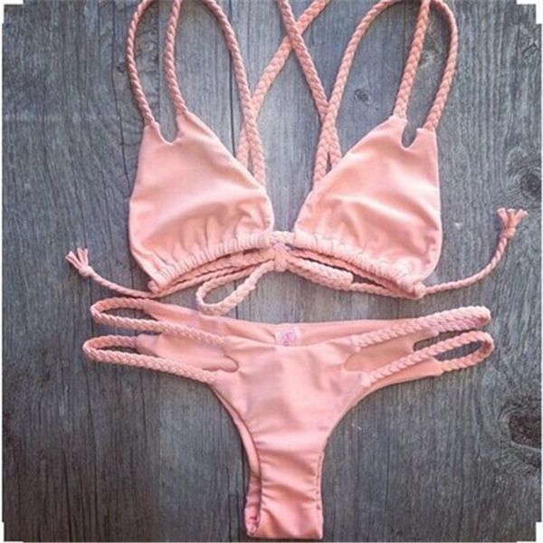 candy color three-point cross swimsuit bikini bandage bikini lady swimwear powder, White;black
candy color three-point cross swimsuit bikini bandage bikini lady swimwear powder, White;black