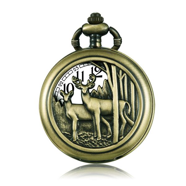 new fashion antique steampunk pocket watch men animal two cute deer casing quartz watch pendant necklace chain for, Slivery;golden
new fashion antique steampunk pocket watch men animal two cute deer casing quartz watch pendant necklace chain for, Slivery;golden
