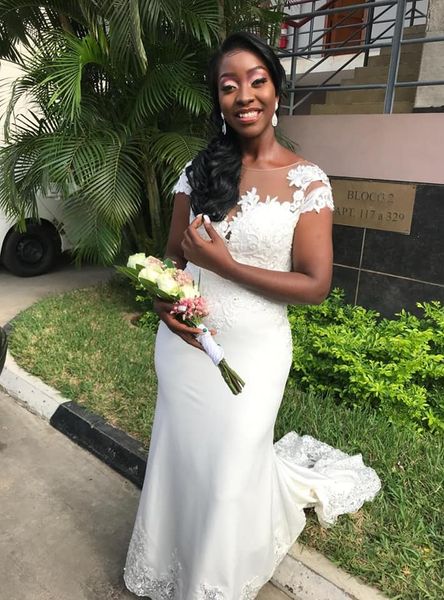 2020 arabic aso ebi simple wedding dresses sheer neck lace beaded bridal dresses mermaid wedding gowns sy322, White
2020 arabic aso ebi simple wedding dresses sheer neck lace beaded bridal dresses mermaid wedding gowns sy322, White
