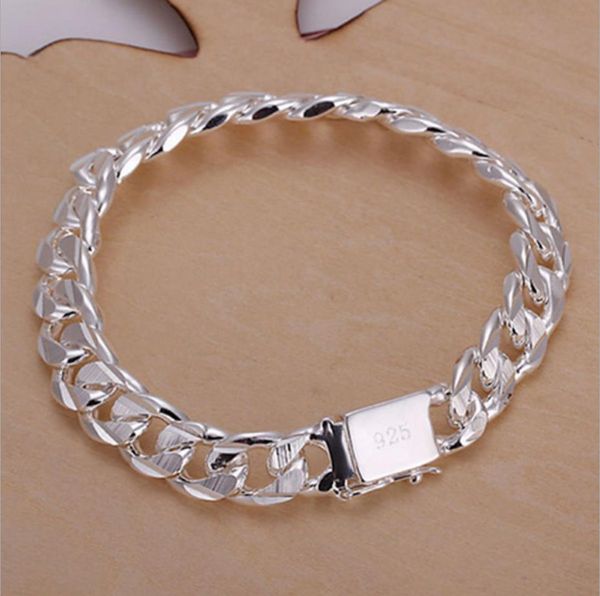 men hip hop cuban chain bracelet 925 sterling silver male hiphop cuban bracelets charm jewelry gifts, Black
men hip hop cuban chain bracelet 925 sterling silver male hiphop cuban bracelets charm jewelry gifts, Black