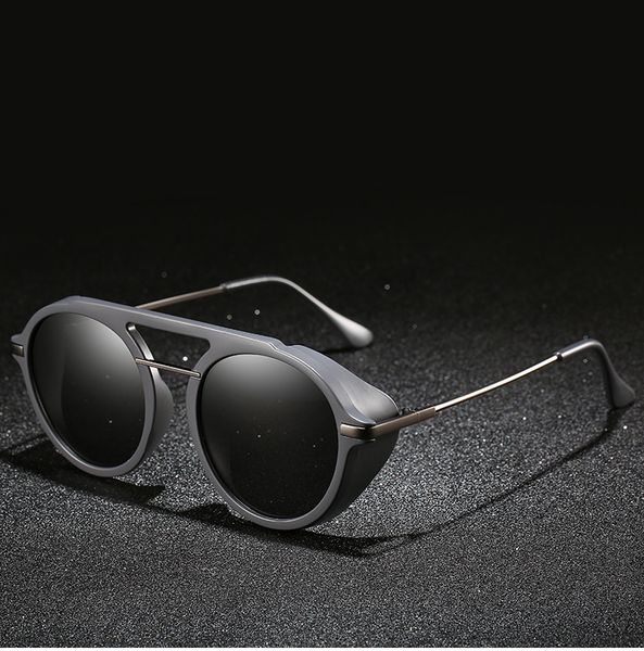 retro round metal sunglasses steampunk men women glasses oculos de sol shades uv protection with case, White;black
retro round metal sunglasses steampunk men women glasses oculos de sol shades uv protection with case, White;black