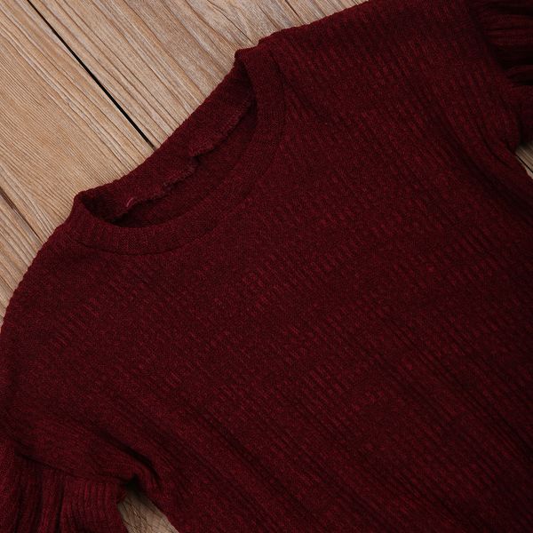 autumn winter kid kids girl wine red sweaters flare sleeve warm tee pullover blouse, White
autumn winter kid kids girl wine red sweaters flare sleeve warm tee pullover blouse, White