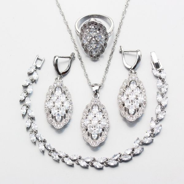 925 sterling silver white zircon crystal princess jewelry set for women ring size 6# 7# 8# 9# 10# gift box w179 j190704
925 sterling silver white zircon crystal princess jewelry set for women ring size 6# 7# 8# 9# 10# gift box w179 j190704