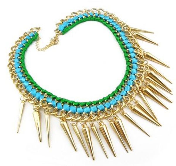 idealway new rivet кисточка choker себе ожерелье позолоченных кисточки лента сплести ожерелье китайска 2 цвета, Golden;silver
idealway new rivet кисточка choker себе ожерелье позолоченных кисточки лента сплести ожерелье китайска 2 цвета, Golden;silver