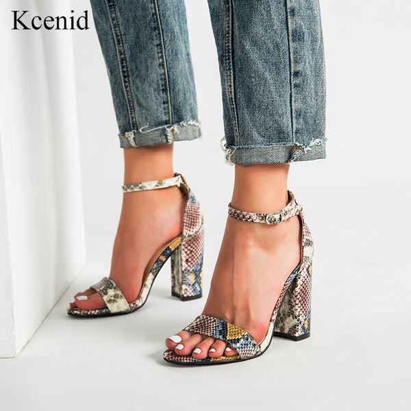 kcenid 2020 shoes women snakeskin print women sandals high heels summer ankle strap square heel open toe fashion sandals pumps, Black
kcenid 2020 shoes women snakeskin print women sandals high heels summer ankle strap square heel open toe fashion sandals pumps, Black