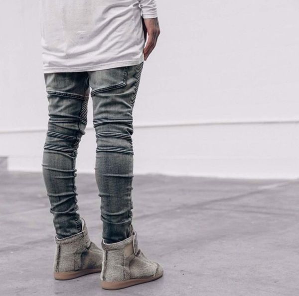 men jeans fashion retro denim buttons pants slim fit elastic classical jeans for men vintage skinny, Blue
men jeans fashion retro denim buttons pants slim fit elastic classical jeans for men vintage skinny, Blue