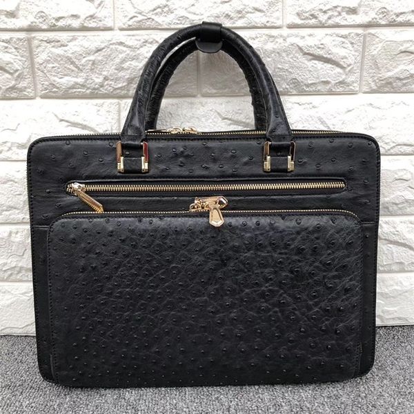 briefcases fancy genuine ostrich skin zipper closure male briefcase large laphandbag authentic exotic leather businessmen portfolio bag
briefcases fancy genuine ostrich skin zipper closure male briefcase large laphandbag authentic exotic leather businessmen portfolio bag