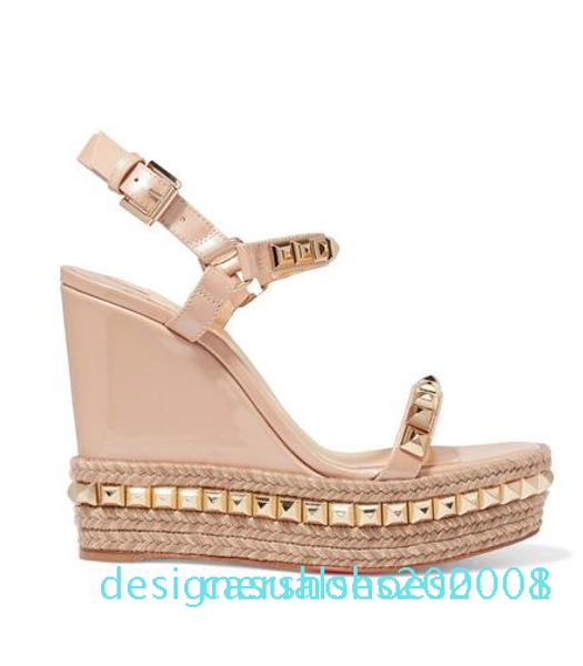 perfect quality ladies red bottom wedge cataclou sandals gold patent leather studded ladies ankle strap women pumps party eu35-42 d08, Black
perfect quality ladies red bottom wedge cataclou sandals gold patent leather studded ladies ankle strap women pumps party eu35-42 d08, Black
