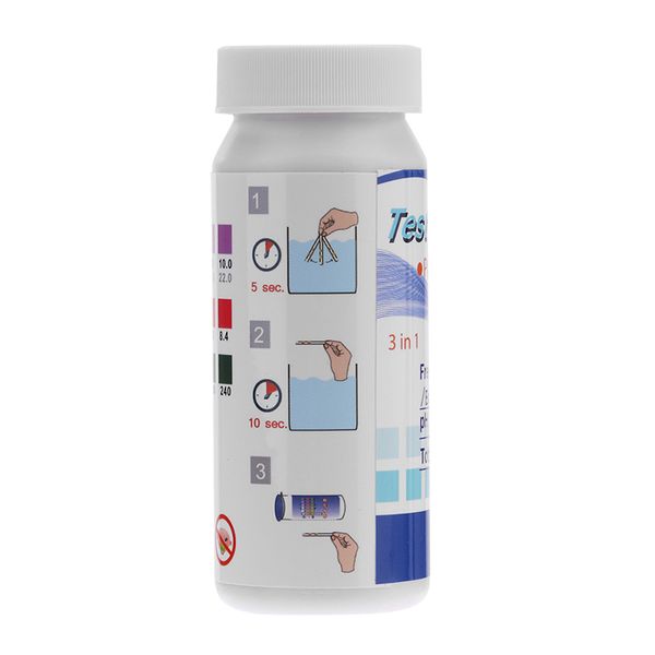 6in1 swimming pool test strip spa chlorine ph alkalinity waters hardness testing
6in1 swimming pool test strip spa chlorine ph alkalinity waters hardness testing