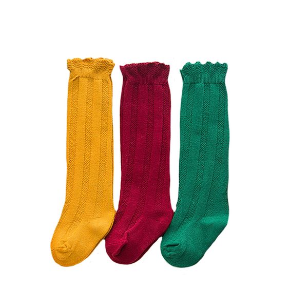 1 pair 2019 new spring summer cotton lace double needle children breathable socks solid baby girls knee socks school, Pink;yellow
1 pair 2019 new spring summer cotton lace double needle children breathable socks solid baby girls knee socks school, Pink;yellow