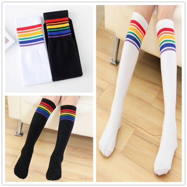 kids knee high socks girls boys football stripes cotton rainbow sports school white socks skate children baby long tube leg warm, Pink;yellow
kids knee high socks girls boys football stripes cotton rainbow sports school white socks skate children baby long tube leg warm, Pink;yellow