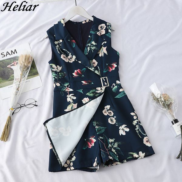 heliar 2019 women playsuits lady floral printed pumpsuits with sashes rompers lapel sleeveless party cloth female playsuit, Black;white
heliar 2019 women playsuits lady floral printed pumpsuits with sashes rompers lapel sleeveless party cloth female playsuit, Black;white