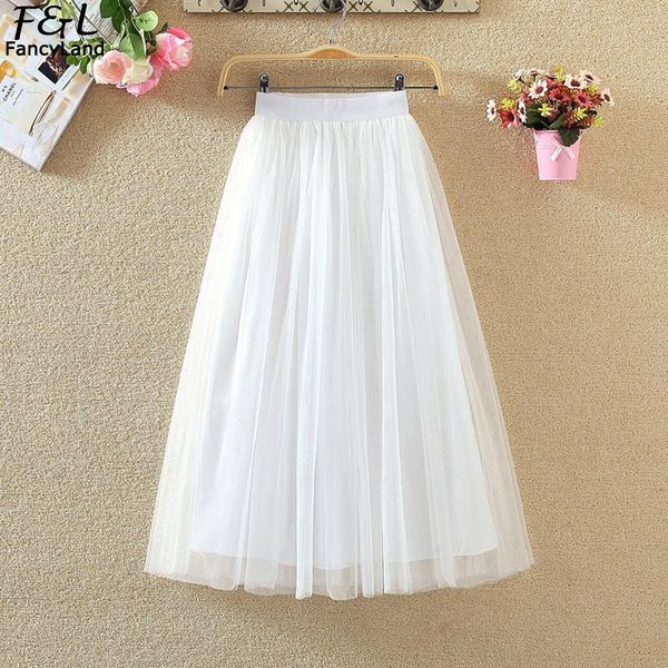 korean style women spring summer skirt elegant princess mesh tutu skirt high waist solid layering long pleated midi skirts 2019, Black
korean style women spring summer skirt elegant princess mesh tutu skirt high waist solid layering long pleated midi skirts 2019, Black