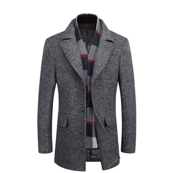 winter mens patchwork casual coats designer lapel neck long sleeve outerwear middleaged and elder button coats, Tan;black
winter mens patchwork casual coats designer lapel neck long sleeve outerwear middleaged and elder button coats, Tan;black