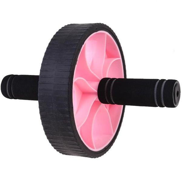 1pc ab roller abdominal exercise ab wheel roller fitness training equipment workout tool for home sport (pink 
1pc ab roller abdominal exercise ab wheel roller fitness training equipment workout tool for home sport (pink
