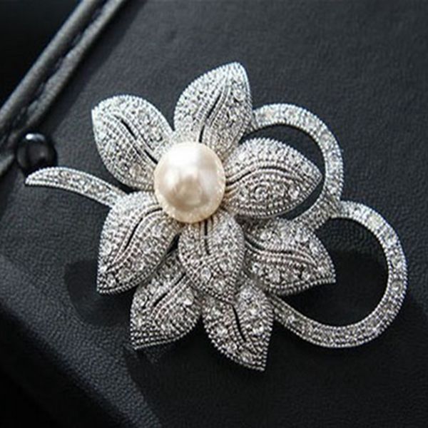 clear rhinestone crystal diamante cream pearl bow bridal bouquet pin brooch vintage, Gray
clear rhinestone crystal diamante cream pearl bow bridal bouquet pin brooch vintage, Gray