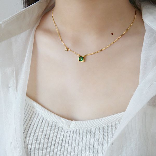 timeless wonder 925 sterling sliver jewelry set glam green cubic zircon chains necklace n bracelet women gothic wedding ins 4561, Silver
timeless wonder 925 sterling sliver jewelry set glam green cubic zircon chains necklace n bracelet women gothic wedding ins 4561, Silver