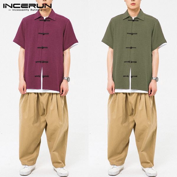 2020 summer men vintage shirts casual short sleeve lapel shirts man patchwork buttons shirt chinese style solid color blouse 3xl, White;black
2020 summer men vintage shirts casual short sleeve lapel shirts man patchwork buttons shirt chinese style solid color blouse 3xl, White;black