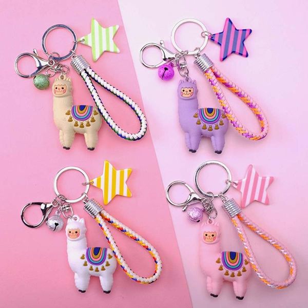 fashion resin three-dimensional cute alpaca keychain doll creative cartoon little sheep bag pendant jewelry small gift women, Silver
fashion resin three-dimensional cute alpaca keychain doll creative cartoon little sheep bag pendant jewelry small gift women, Silver