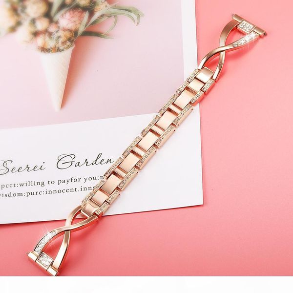rhinestone diamond + stainless steel watchband 20mm for samsung galaxy watch 42mm gear s2 classic jewelry band rose gold strap, Black;brown
rhinestone diamond + stainless steel watchband 20mm for samsung galaxy watch 42mm gear s2 classic jewelry band rose gold strap, Black;brown