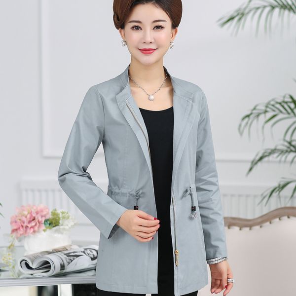 2019 autumn women's new cotton jacket middle-aged coat large size coat women's windbreaker al225, Tan;black
2019 autumn women's new cotton jacket middle-aged coat large size coat women's windbreaker al225, Tan;black