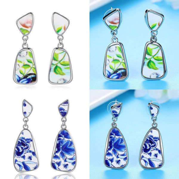 blue and white ear nail small ornaments eardrop originality exaggeration earring big earrings love earrings crystal, Silver
blue and white ear nail small ornaments eardrop originality exaggeration earring big earrings love earrings crystal, Silver