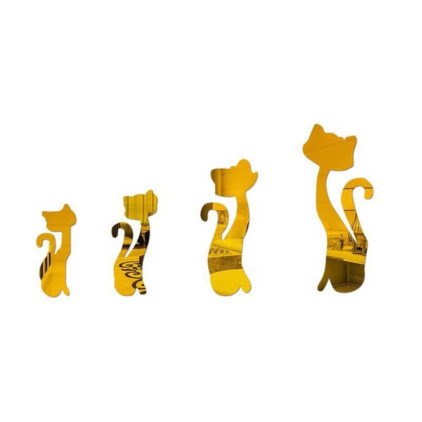 3d mirror wall sticker cat stickers living room decal for home decoration 4pcs removable
3d mirror wall sticker cat stickers living room decal for home decoration 4pcs removable