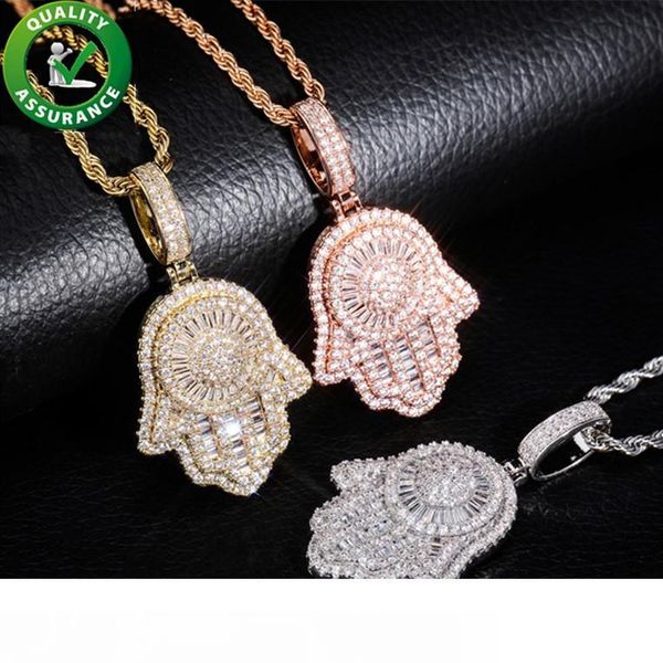 mens iced out hip hop chain pendants luxury designer necklace hiphop jewelry mens gold chain pendants diamond fatima hand amulet charms rap, Silver 
mens iced out hip hop chain pendants luxury designer necklace hiphop jewelry mens gold chain pendants diamond fatima hand amulet charms rap, Silver