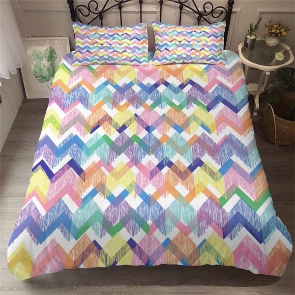 helengili 3d bedding set geometric ripple print duvet cover set bedcloth with pillowcase bed home textiles #yc-32
helengili 3d bedding set geometric ripple print duvet cover set bedcloth with pillowcase bed home textiles #yc-32