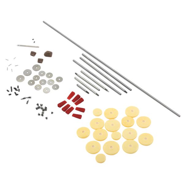 1 sets flute repair screws accessory spindle w/ tone hole mat pads for woodwind instrument
1 sets flute repair screws accessory spindle w/ tone hole mat pads for woodwind instrument