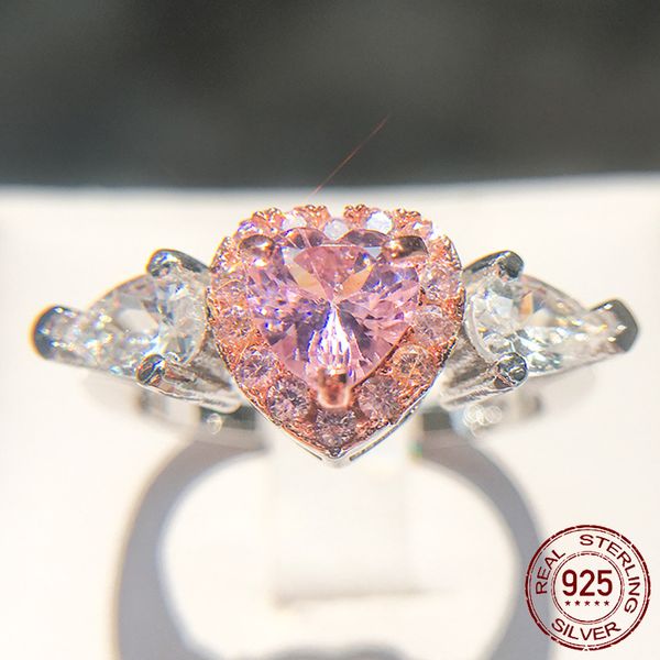 romantic heart wedding rings for women solid 925 sterling silver engagement jewelry gift pink cz diamond ring xr221, Slivery;golden
romantic heart wedding rings for women solid 925 sterling silver engagement jewelry gift pink cz diamond ring xr221, Slivery;golden