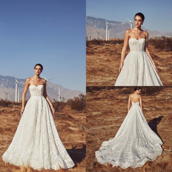 calla blanche 2019 wedding dresses sweetheart neck lace boho bridal gowns sleeveless backless a line princess wedding dress custom made, White
calla blanche 2019 wedding dresses sweetheart neck lace boho bridal gowns sleeveless backless a line princess wedding dress custom made, White