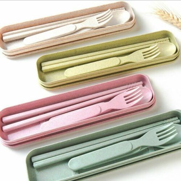 portable reusable spoon fork outdoor camping travel cutlery set fork spoon chopsticks wheat straw tableware cutlery set
portable reusable spoon fork outdoor camping travel cutlery set fork spoon chopsticks wheat straw tableware cutlery set
