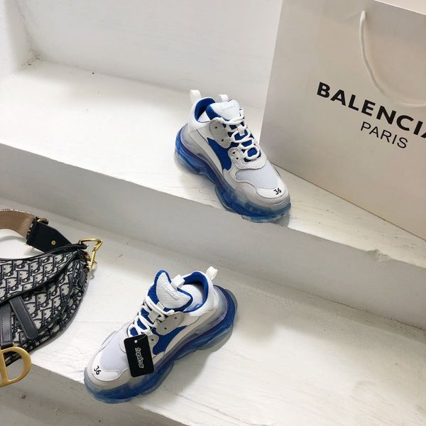 original fashion luxury platform men's and women's shoes wild vintage triple-s transparent air cushion casual sneakers 09, Black
original fashion luxury platform men's and women's shoes wild vintage triple-s transparent air cushion casual sneakers 09, Black
