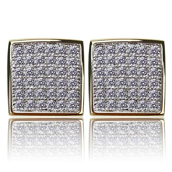 hip hop square stud earrings screw back full white zircon gold plated earrings vintage geometric jewelry, Golden;silver
hip hop square stud earrings screw back full white zircon gold plated earrings vintage geometric jewelry, Golden;silver