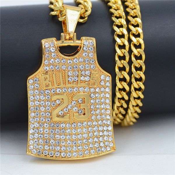 european and american necklace creative pop hip hop hiphop alloy rhinestone jewelry no.23 ball shirt pendant, Silver
european and american necklace creative pop hip hop hiphop alloy rhinestone jewelry no.23 ball shirt pendant, Silver