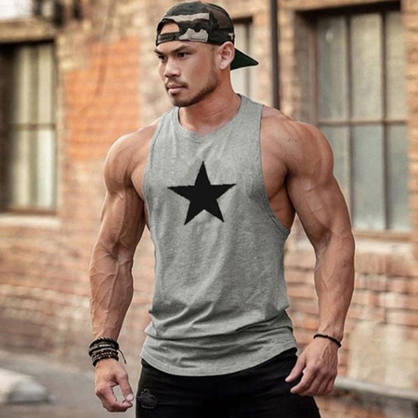 gaoke new fashion cotton sleeveless tank men fitness mens singlet bodybuilding workout gym vest fitness men, White;black
gaoke new fashion cotton sleeveless tank men fitness mens singlet bodybuilding workout gym vest fitness men, White;black