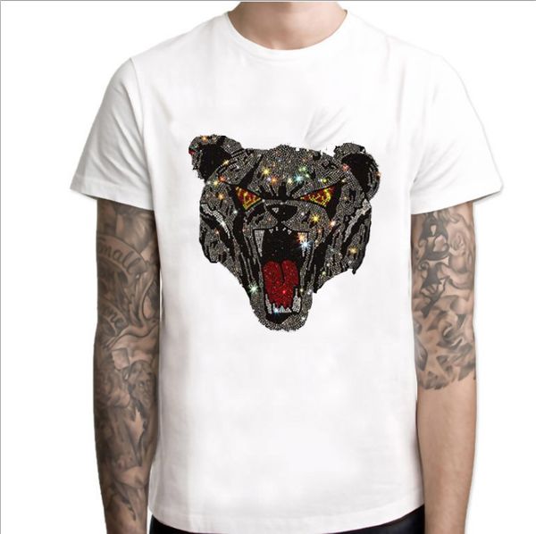t shirt men tshirts diamonds store t shirts for man summer fashion drill tshirts streetwear 02, White;black
t shirt men tshirts diamonds store t shirts for man summer fashion drill tshirts streetwear 02, White;black