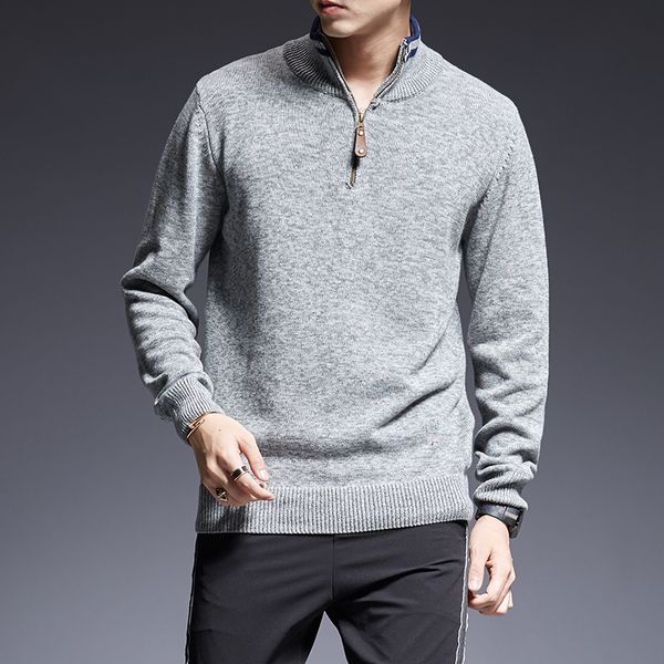 2019 new autumn korean style casual mens clothes fashion brand sweater men pullovers warm slim fit jumpers knitwear turtleneck, White;black
2019 new autumn korean style casual mens clothes fashion brand sweater men pullovers warm slim fit jumpers knitwear turtleneck, White;black