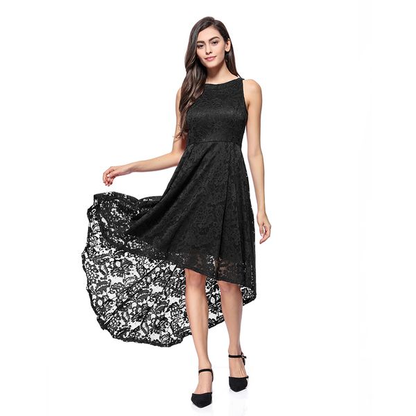 popular european and american women's fashion evening dress lace dress medium length swallow tail skirt
popular european and american women's fashion evening dress lace dress medium length swallow tail skirt