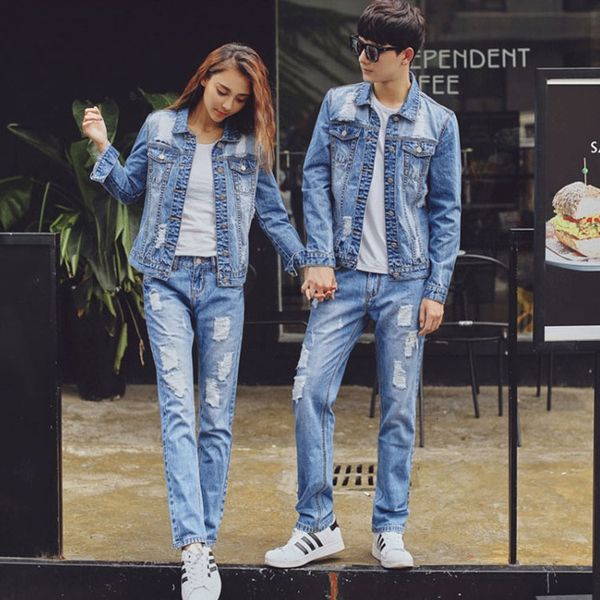 2019 autumn man loose coat lovers cowboy suit teenagers holes woman jacket self-cultivation jeans you, Black;brown
2019 autumn man loose coat lovers cowboy suit teenagers holes woman jacket self-cultivation jeans you, Black;brown
