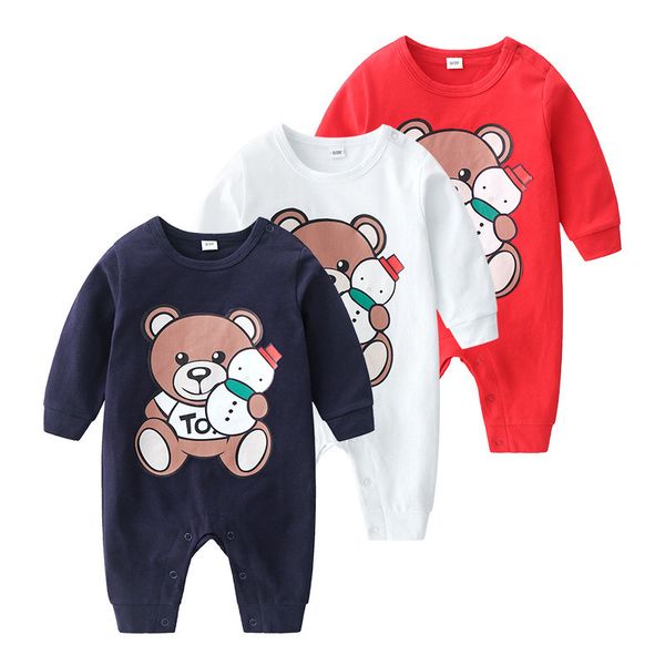 2020 new fashion crew neck infant cartoon bear baby clothes girl&boys long sleeve baby rompers spring autumn clothes, Blue
2020 new fashion crew neck infant cartoon bear baby clothes girl&boys long sleeve baby rompers spring autumn clothes, Blue