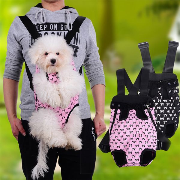 pet dog front chest cotton backpack carriers with cute bowknot pattern travel durable portable front chest backpack carrier
pet dog front chest cotton backpack carriers with cute bowknot pattern travel durable portable front chest backpack carrier