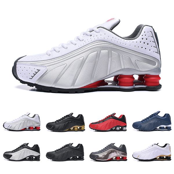 New Arrival Shox R4 OG 301 Running Shoes for Mens Women Triple White Black Red Navy Gold Silver Trainer Tennis Sports Sneakers 36-46
New Arrival Shox R4 OG 301 Running Shoes for Mens Women Triple White Black Red Navy Gold Silver Trainer Tennis Sports Sneakers 36-46